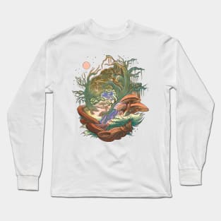 Mushroom Fantasy Art Design Shrooms Long Sleeve T-Shirt